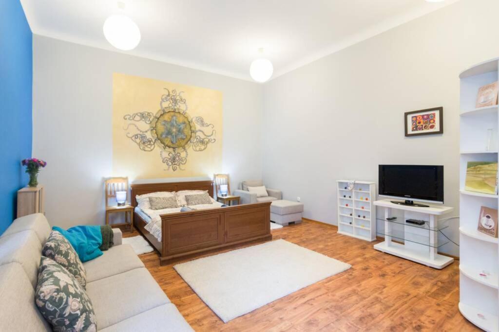 The Quiet Blue Home In The City Center! Krakau Exterior foto